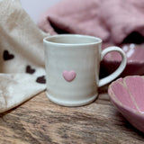 Pink Heart Mug