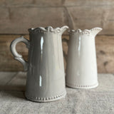 Pretty Grey Ceramic Jug