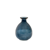 Blue Glass Bud Vase