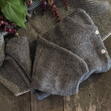 Cropped Sleeve Mohair Cardigan