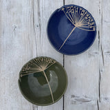 Navy Seedhead Bowl
