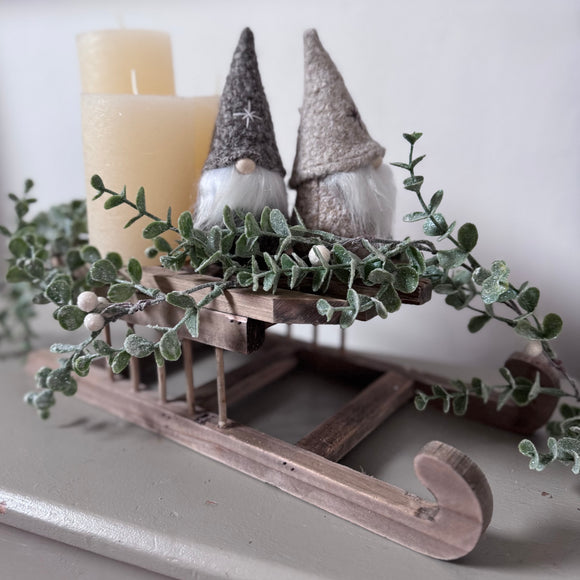 Wooden Sleigh Decoration