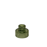 Vintage Green Glass Candle/Tealight Holder