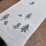 Table Runner with Festive Tree Design