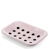 Pink Enamel 2 Part Soap Dish