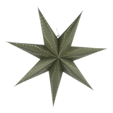 Vintage Paper Star Olive 60cm