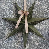 Vintage Paper Star Olive 60cm