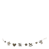 Antiqued Brass Christmas Garland