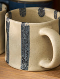 Stoneware Stripe Mug - Ink