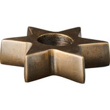 Bronze Star Candle Holder