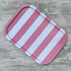 Cabana Stripe Rectangle Trays
