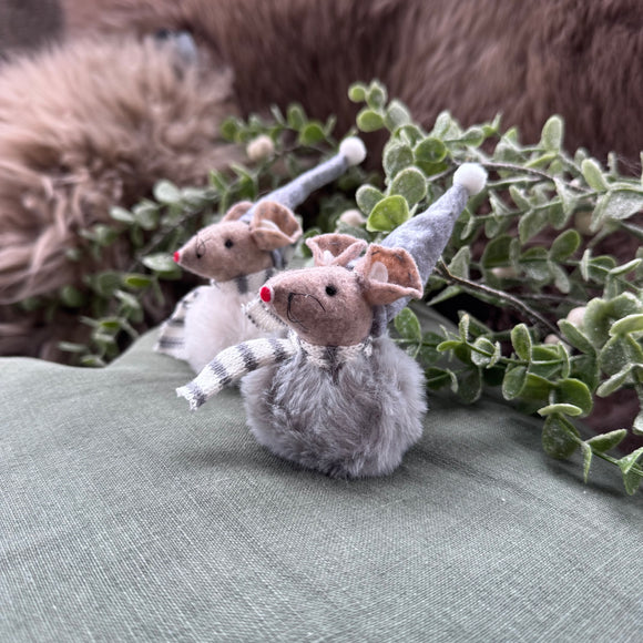 Fluffy Mouse Decorations
