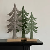 Brown Felt Tree Decoration