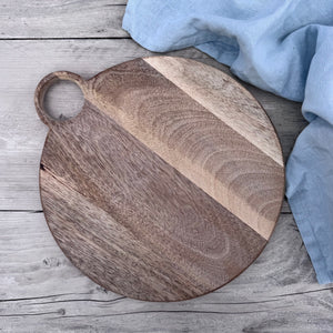 Ring Handle Wooden Board