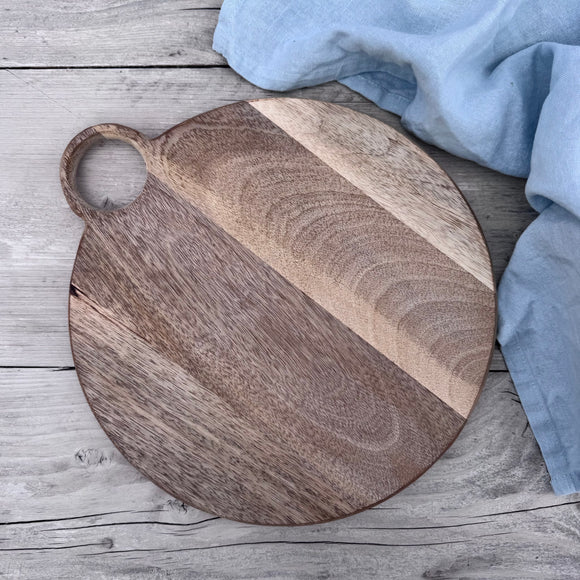Ring Handle Wooden Board