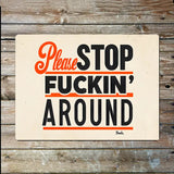 Sweary Signs 20 x 15 cm