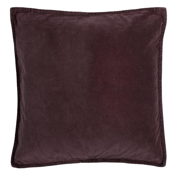 Velvet Cushion in Damson
