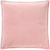 Velvet Cushion in Shell Pink