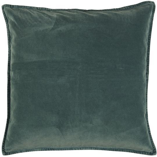 Velvet Cushion in Spruce Blue