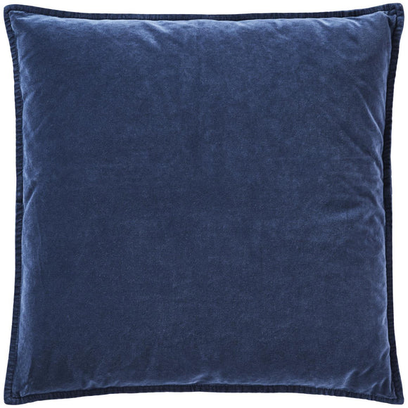 Velvet Cushion in Indigo