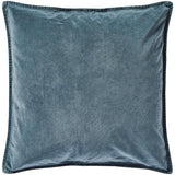 Velvet Cushion in Denim Blue