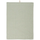 Sage Gingham Cotton Teatowel