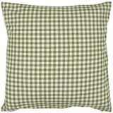 Green Gingham Check Cushion