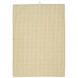 Green Floral Cotton Teatowel