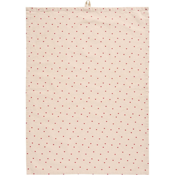 Love Hearts Teatowel
