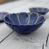 Navy Flower Bowl