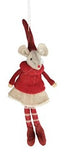 Red Shelf Sitting Mouse