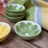 Lime Slice Ceramic Pinch Bowl