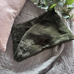 Faux Fur Snood Olive