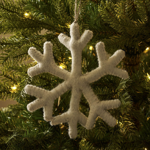 Large Felt Snowflake