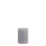 Rustic Pillar Candles in Grey