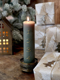 Advent Pillar Candle in Olive
