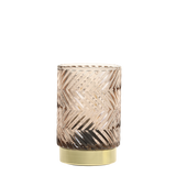 Wireless LED Lamp - Chevron Mocha