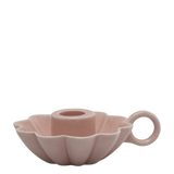 Pink Ceramic Chamberstick