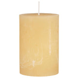Rustic Pillar Candles in Lemonade