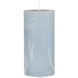 Rustic Pillar Candles in Summer Sky