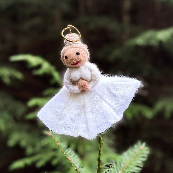 Handmade Felt Tree Top Angel