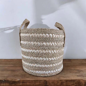 Natural Stripe Basket