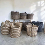 Natural Stripe Basket