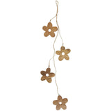 Hanging Wooden Flower Decoration