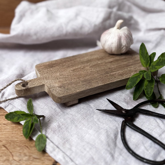 Small Wooden Board on Feet