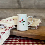 Mini Ceramic Jug with Strawberries