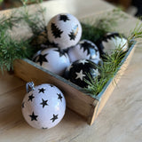 Large Papier Mache Baubles