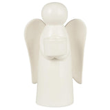 White Porcelain Angel Candleholder