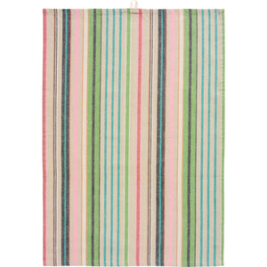 Natural and Multi Stripe Teatowel