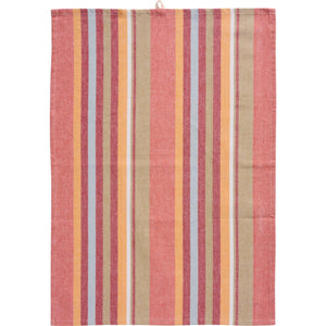 Red Stripe Teatowel